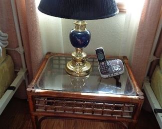 lamp & table
