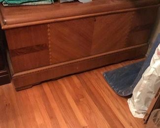 beautiful old Roos cedar chest 