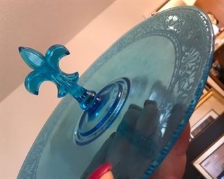 another view of the fostoria serving plate