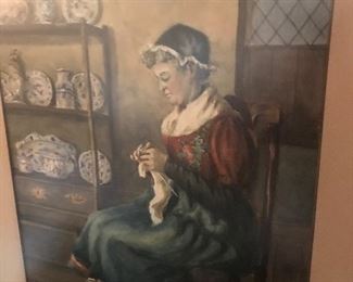 up close of the dutch lady