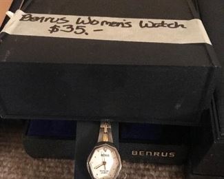 ANOTHER VIEW OF THE BENRUS LADIES WATCH