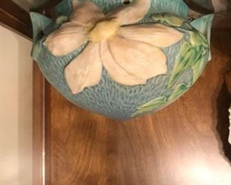 roseville hanging planter