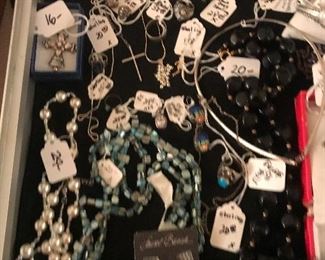 up close of the jewelry