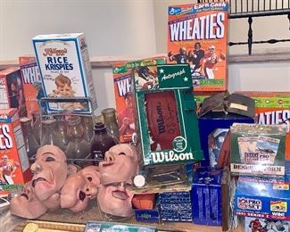 Collectible cereal boxes