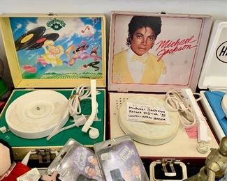Vintage children's record players