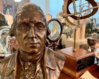 Bronze George Washington bust