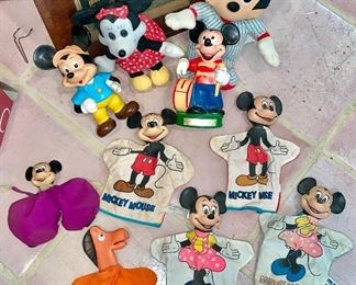 Mickey & Minnie hand puppets