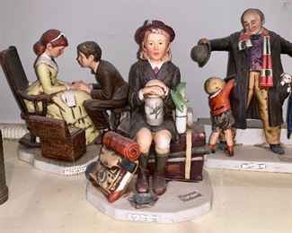 Norman Rockwell porcelain figures