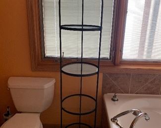 Tall 4 tier glass Shelf
