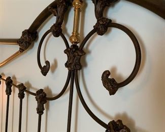 Headboard with up close detail