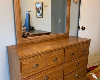 6 drawer dresser with mirror