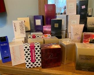 Avon New unopened perfume, lotions, and makeup 