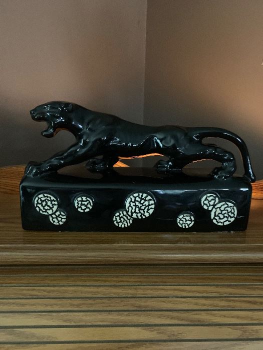 Black Panther Television Lamp 1950’s