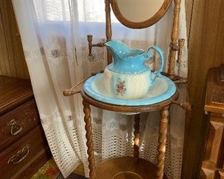 OK washstand, pitcher and bowl