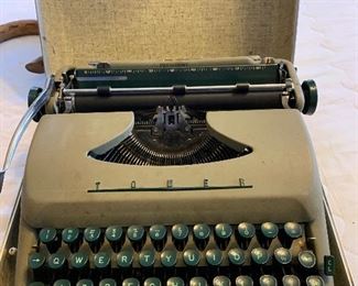 Tower typewriter in case, and more additional portable typewriters