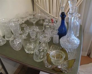 Various Crystal & Glassware