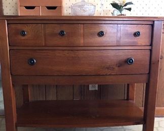 Broyhill 2 Drawer Chest w/shelf