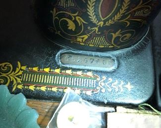 SERIAL NUMBER FOR ONE OF THE SINGER SEWING MACHINES
