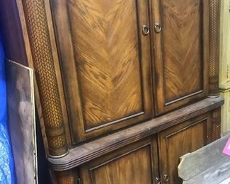 Old entertainment center...solid wood