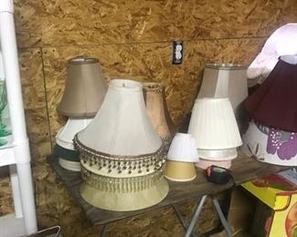 Lamp shades of all sizes and colors