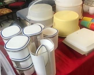 Tupperware of all sizes!!!