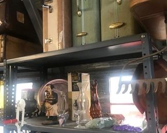 Suitcases of all sizes and colors