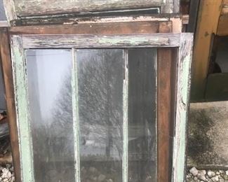 Old antique windows