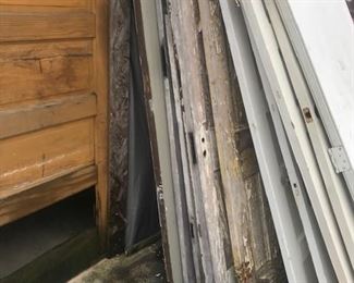 Old antique doors