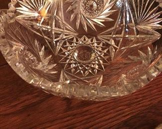 CUT GLASS BOWL