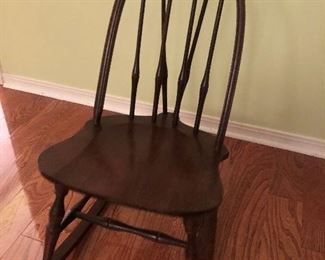 ANTIQUE WOODEN ROCKER