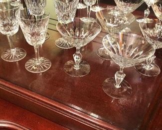 WATERFORD "LISMORE" CRYSTAL STEMWARE