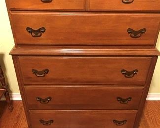 NUTMEG CHEST OF DRAWERS