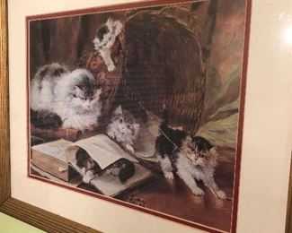 FRAMED CATS PRINT