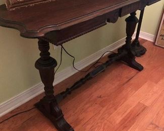 ANTIQUE LIBRARY TABLE