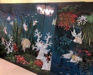 AQUATIC WALL ART PANELS