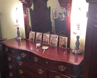 BASSETT "ELVIS PRESLEY COLLECTION" DRESSER W/MIRROR