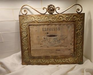 Coffee hanging 16x17