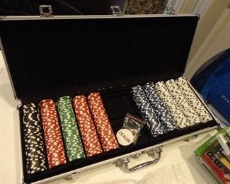 Carrying Case of Poker Chips