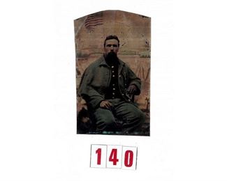 Civil War Tin Type Photo