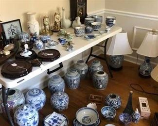 Lots of Blue and White