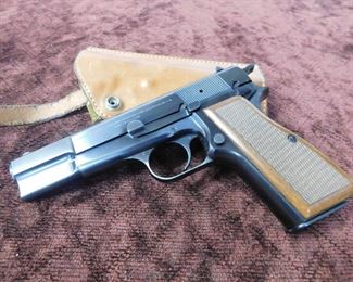 Vintage Belgian Browning Hi-Power 9mm(permit or CCW required for purchase) 