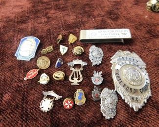 Assorted Pins and Badges