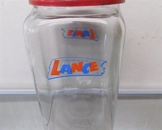 Tall Lance Jar with Original Lid