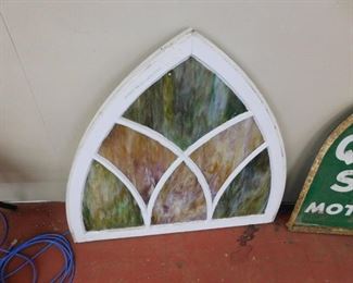 Old Stained Glass Window