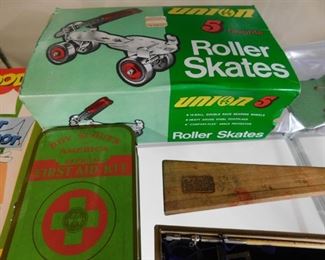 Old Roller Skates in Original Box