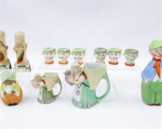 German Novelty Porcelain Lot