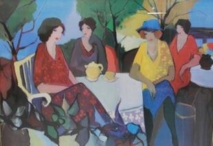 Hessam Abrishami Oil on Canvas