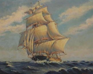 Walter S. King ship painting