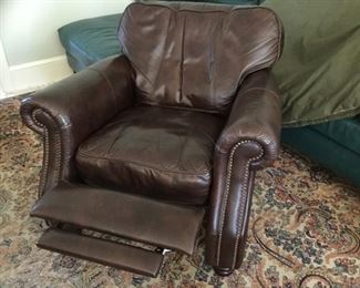 Brown Leather Recliner
