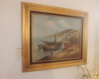 Antique oil painting$150
Sold